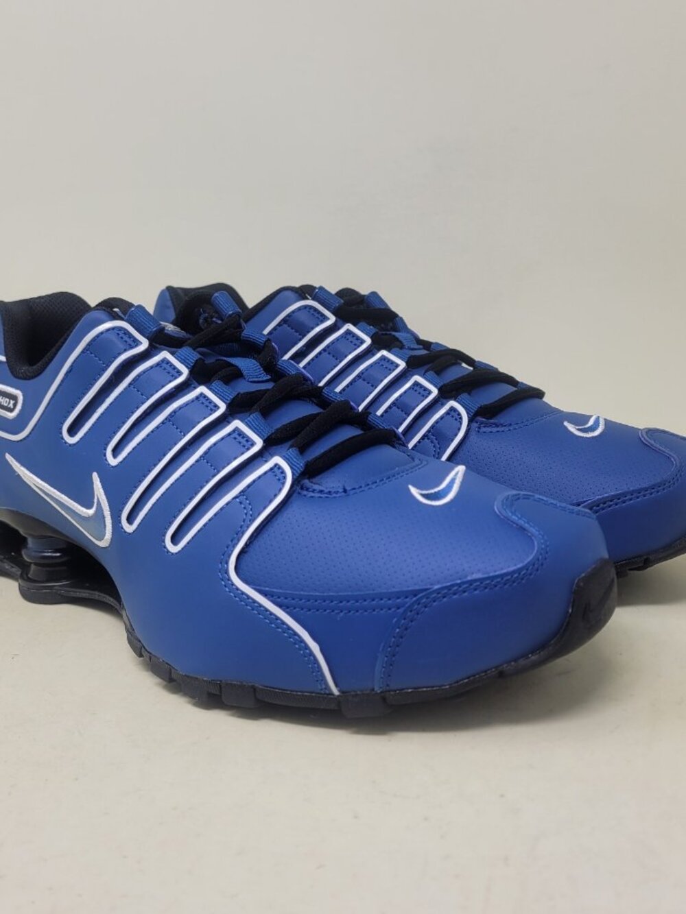 Nike Shox NZ Men's Sneakers Running Athletic Shoes Blue Size 10.5 IQ0572-402
